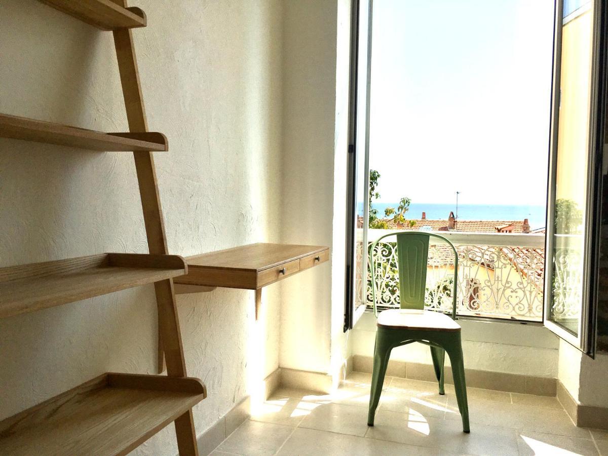 Bel Appartement Lumineux Joyeux Spacieux, Vue Mer Menton Eksteriør billede